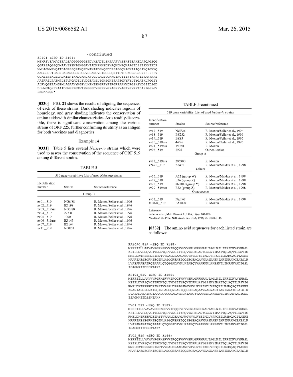 NEISSERIA MENINGITIDIS ANTIGENS AND COMPOSITIONS - diagram, schematic, and image 119