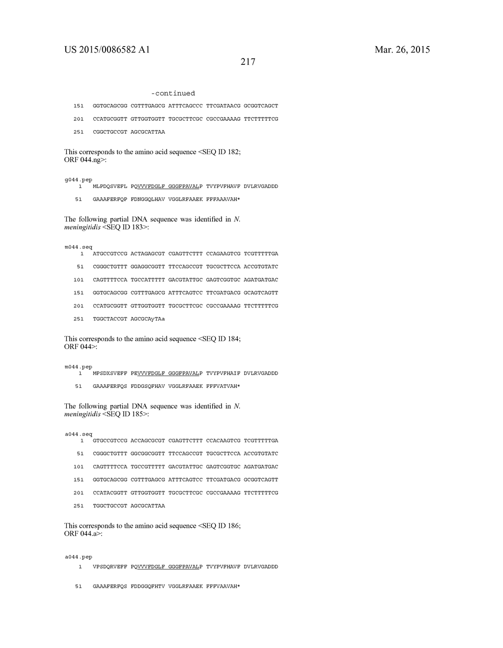 NEISSERIA MENINGITIDIS ANTIGENS AND COMPOSITIONS - diagram, schematic, and image 249