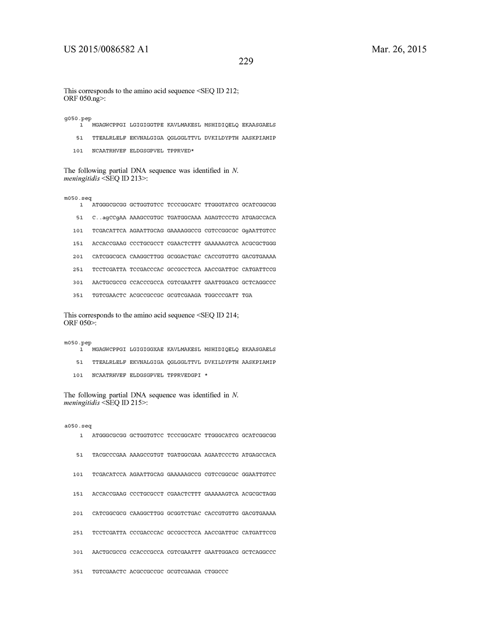 NEISSERIA MENINGITIDIS ANTIGENS AND COMPOSITIONS - diagram, schematic, and image 261