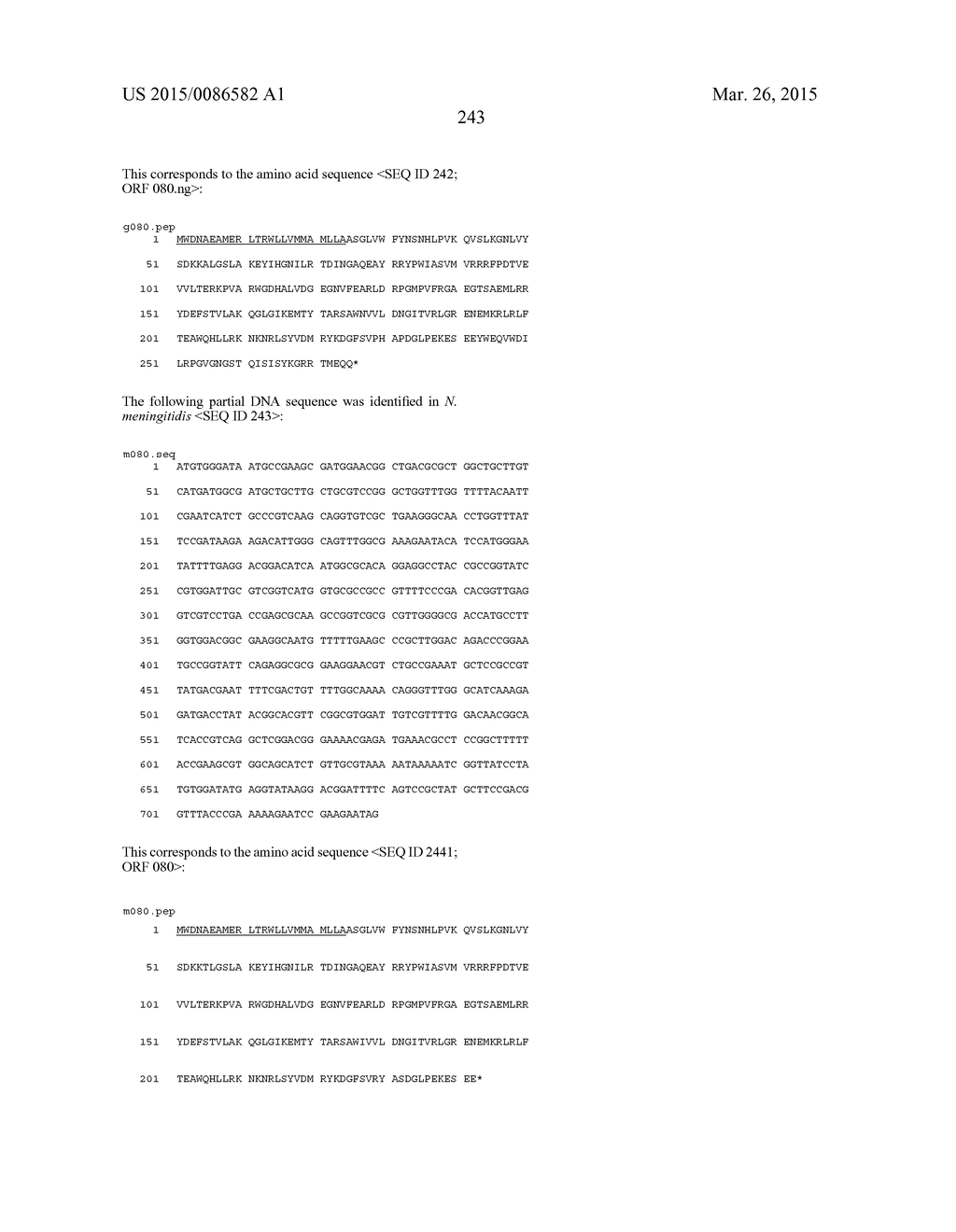 NEISSERIA MENINGITIDIS ANTIGENS AND COMPOSITIONS - diagram, schematic, and image 275