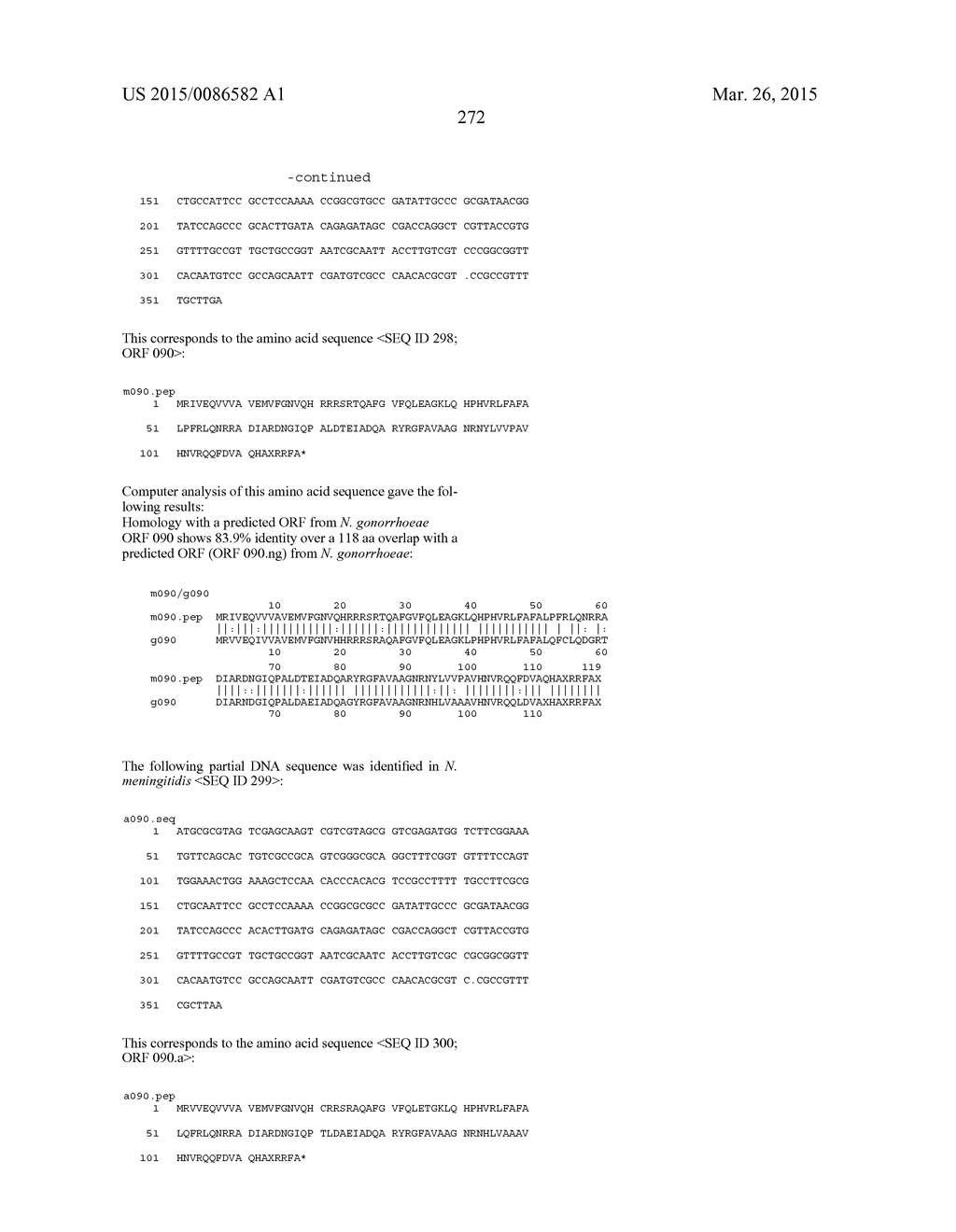 NEISSERIA MENINGITIDIS ANTIGENS AND COMPOSITIONS - diagram, schematic, and image 304