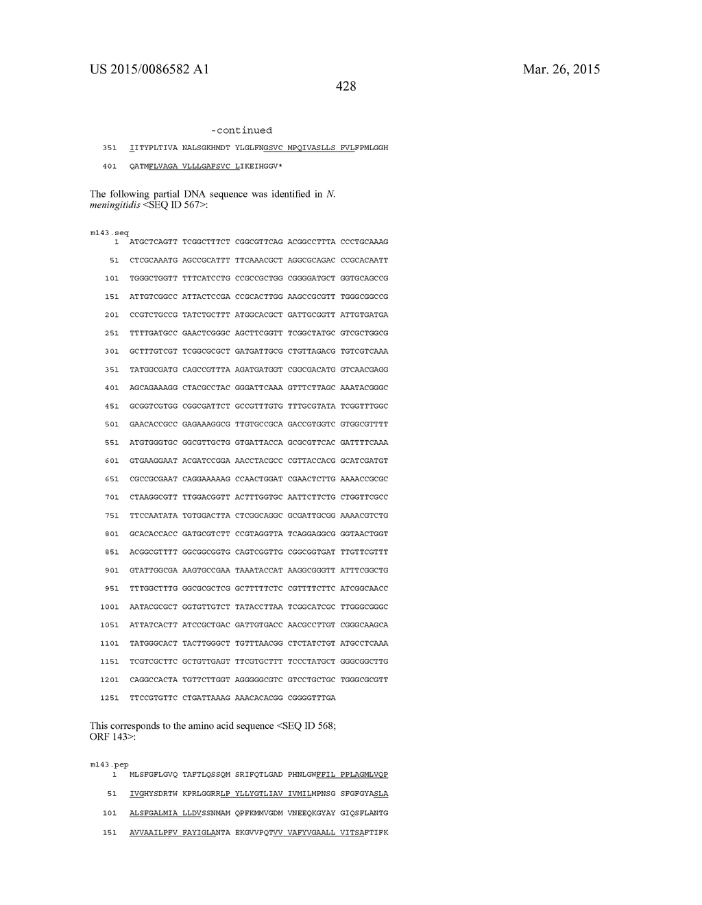 NEISSERIA MENINGITIDIS ANTIGENS AND COMPOSITIONS - diagram, schematic, and image 460