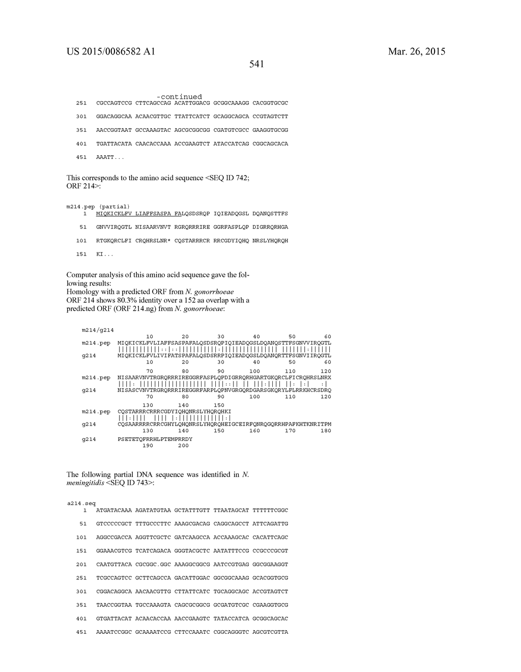 NEISSERIA MENINGITIDIS ANTIGENS AND COMPOSITIONS - diagram, schematic, and image 573