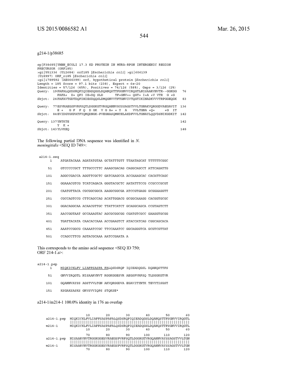 NEISSERIA MENINGITIDIS ANTIGENS AND COMPOSITIONS - diagram, schematic, and image 576