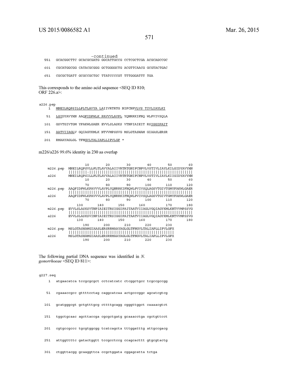 NEISSERIA MENINGITIDIS ANTIGENS AND COMPOSITIONS - diagram, schematic, and image 603