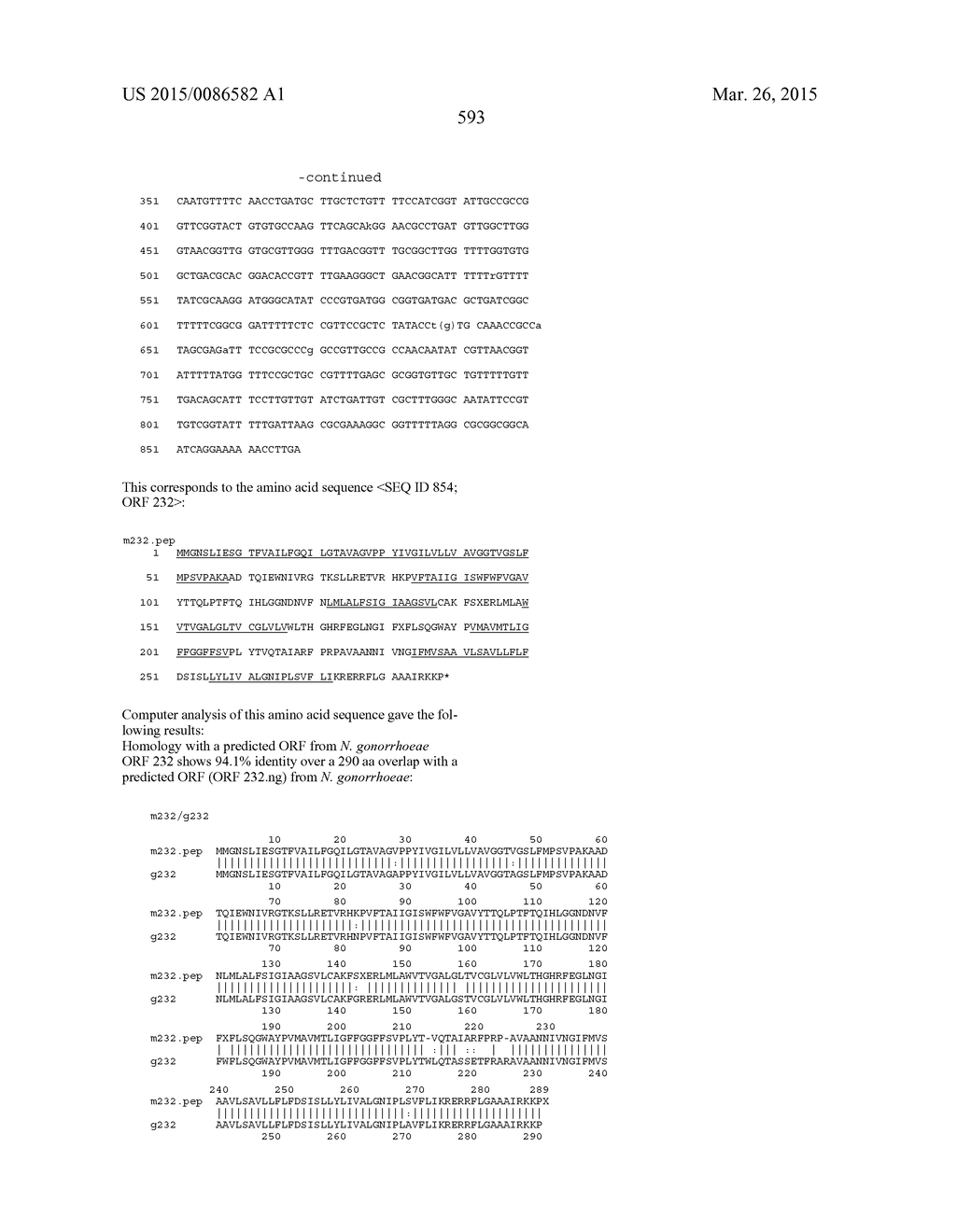 NEISSERIA MENINGITIDIS ANTIGENS AND COMPOSITIONS - diagram, schematic, and image 625