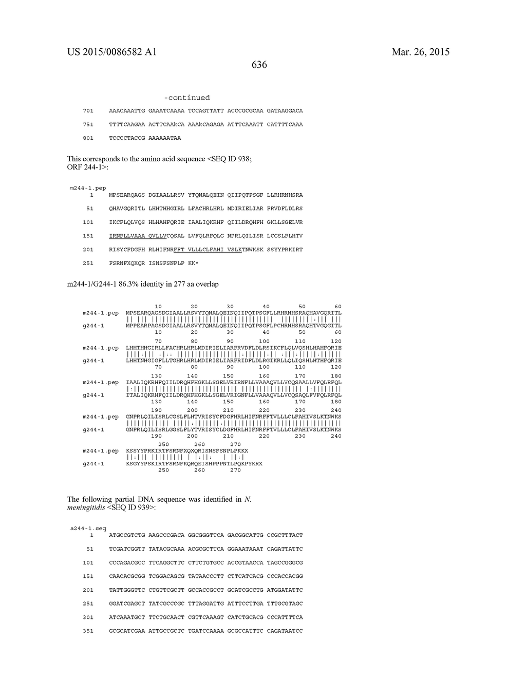 NEISSERIA MENINGITIDIS ANTIGENS AND COMPOSITIONS - diagram, schematic, and image 668