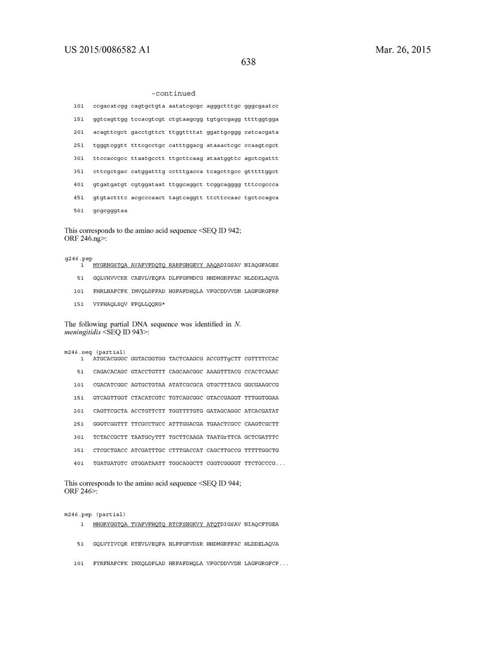 NEISSERIA MENINGITIDIS ANTIGENS AND COMPOSITIONS - diagram, schematic, and image 670