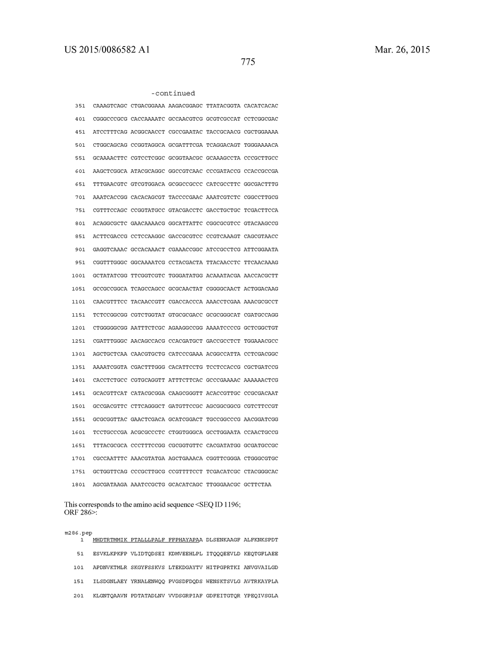 NEISSERIA MENINGITIDIS ANTIGENS AND COMPOSITIONS - diagram, schematic, and image 807