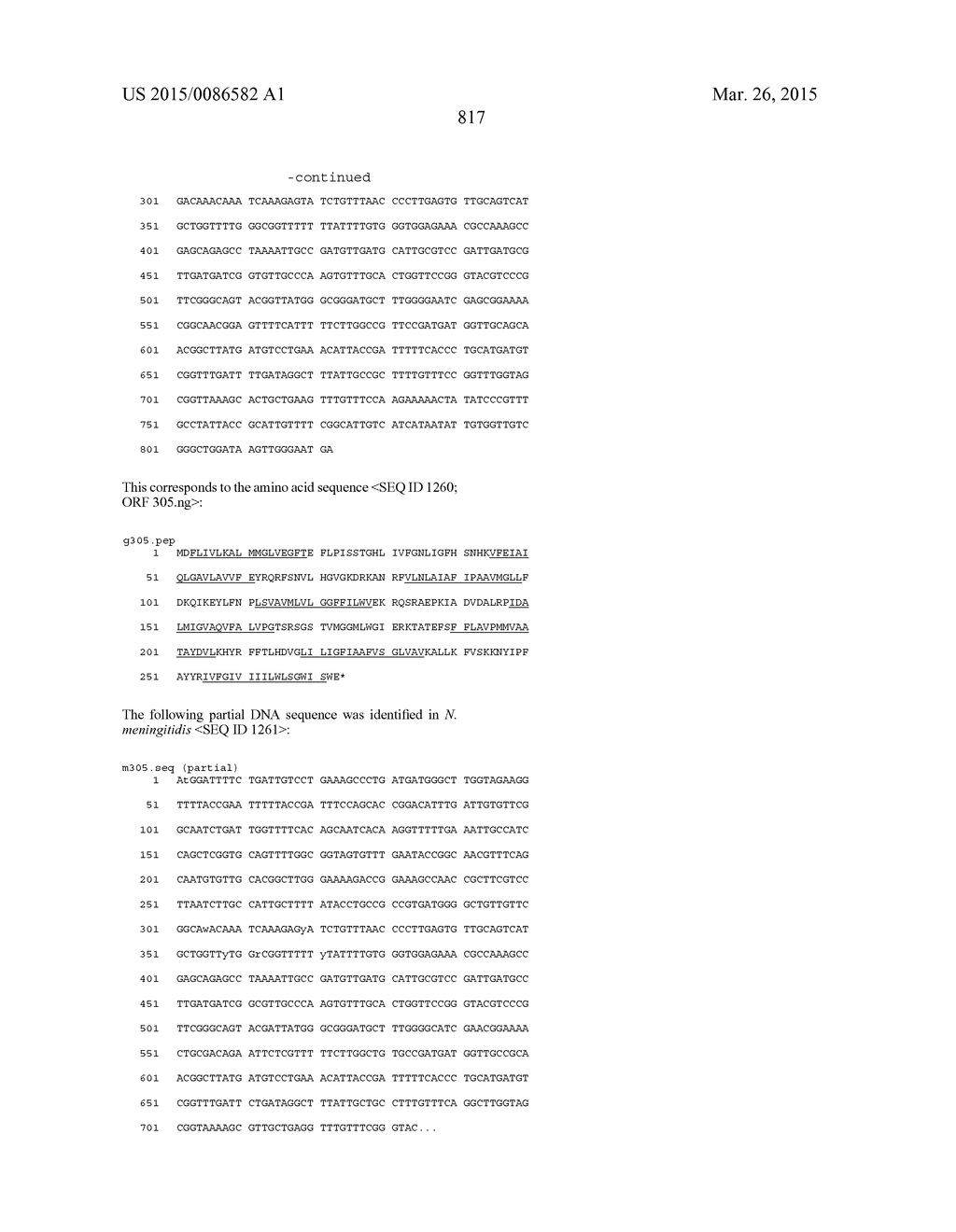 NEISSERIA MENINGITIDIS ANTIGENS AND COMPOSITIONS - diagram, schematic, and image 849