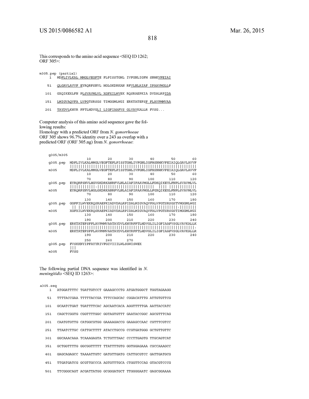 NEISSERIA MENINGITIDIS ANTIGENS AND COMPOSITIONS - diagram, schematic, and image 850
