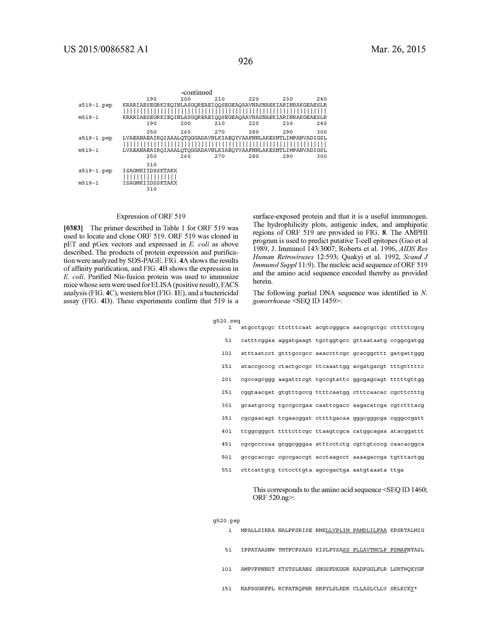 NEISSERIA MENINGITIDIS ANTIGENS AND COMPOSITIONS - diagram, schematic, and image 959