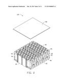 BATTERY MODULE HAVING THERMALLY CONDUCTIVE HOLDING FRAME diagram and image