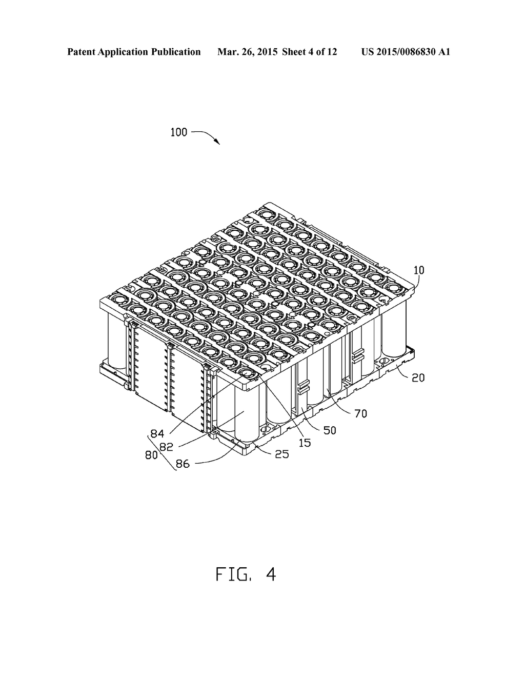 BATTERY MODULE HAVING THERMALLY CONDUCTIVE HOLDING FRAME - diagram, schematic, and image 05