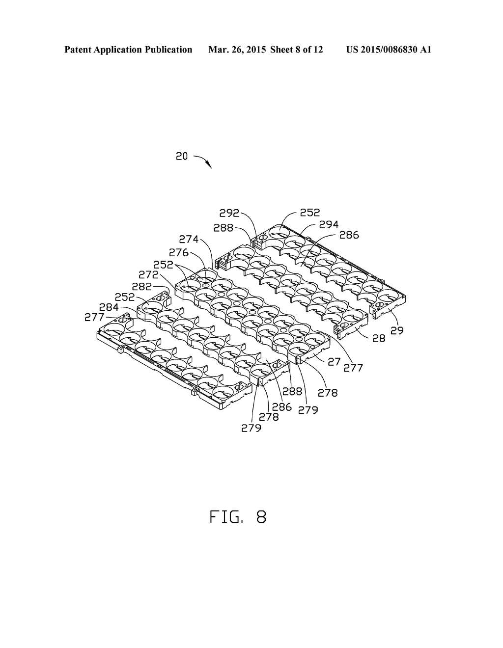 BATTERY MODULE HAVING THERMALLY CONDUCTIVE HOLDING FRAME - diagram, schematic, and image 09