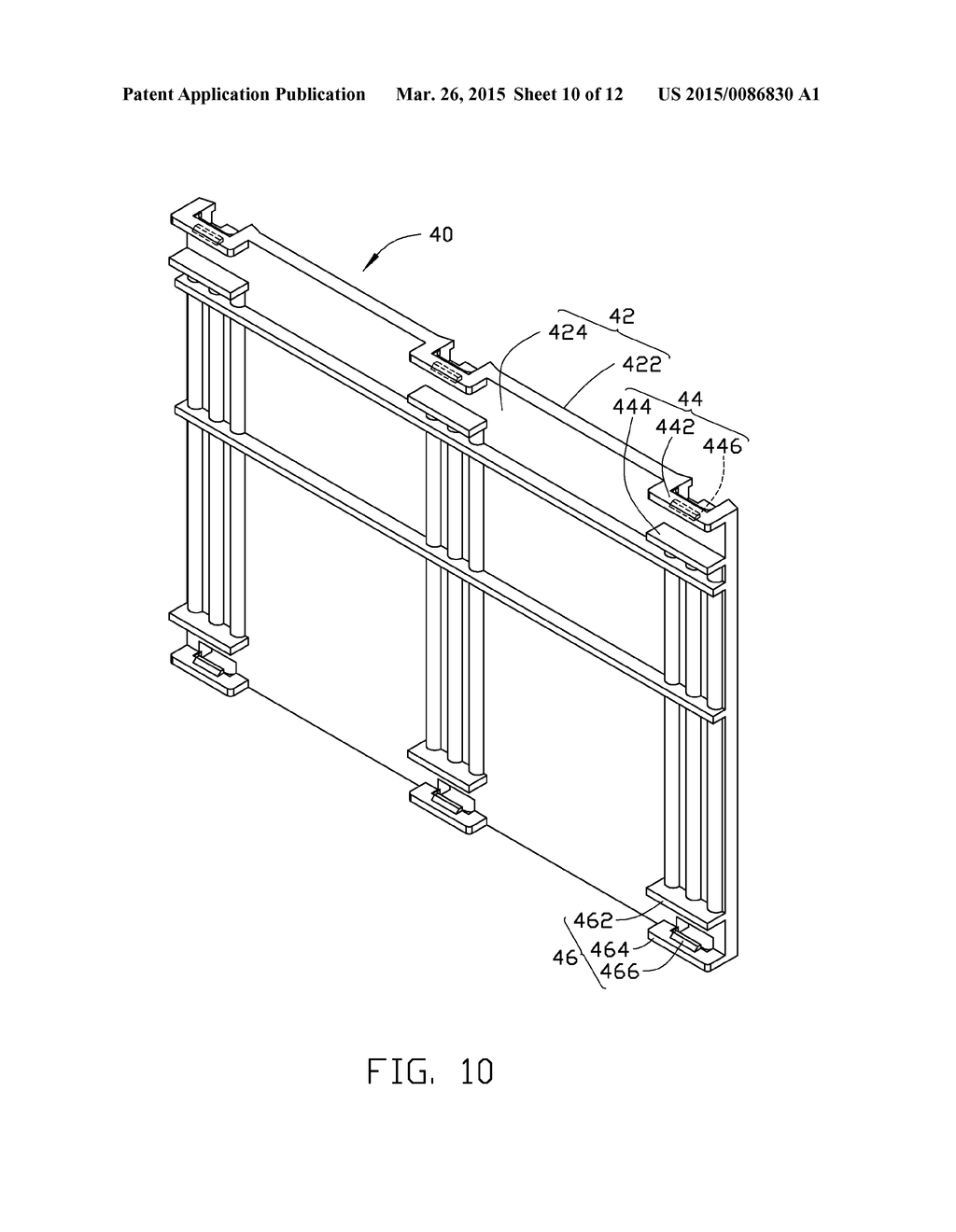 BATTERY MODULE HAVING THERMALLY CONDUCTIVE HOLDING FRAME - diagram, schematic, and image 11