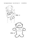 PLUSH TOY WITH NON-RIGID SENSOR FOR DETECTING DEFORMATION diagram and image