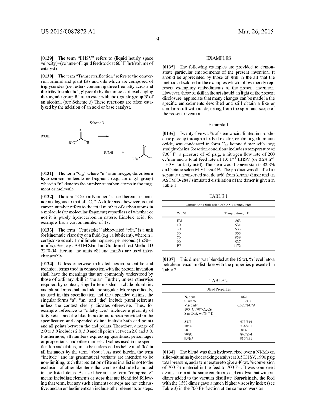 Base Oil Upgrading by Co-Feeding a Ketone or Beta-Keto-Ester Feedstock - diagram, schematic, and image 10