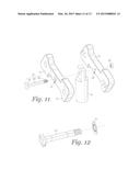 SPINAL IMPLANT DEVICE WITH FUSION CAGE AND FIXATION PLATES AND METHOD OF     IMPLANTING diagram and image