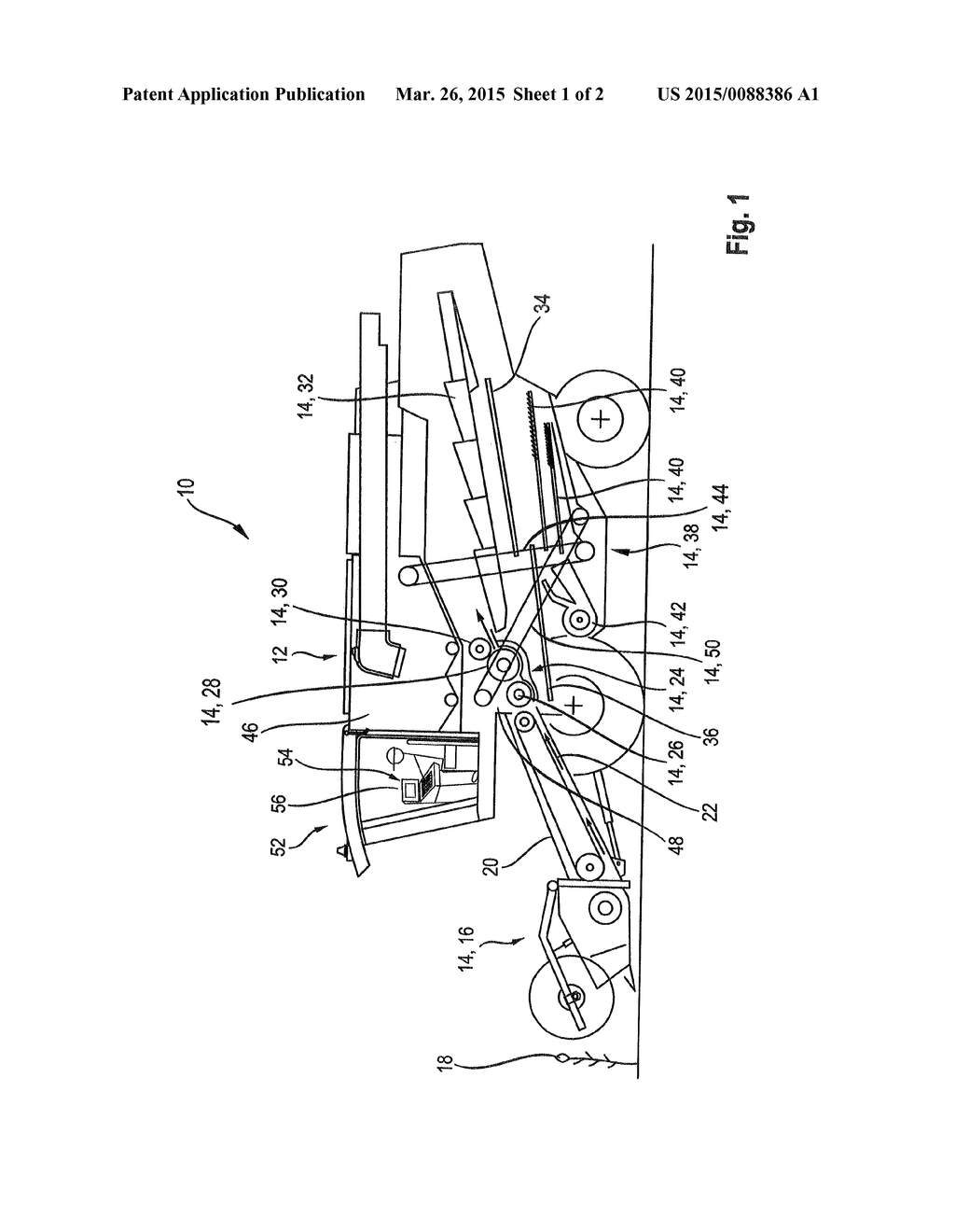 Agricultural working machine having a display device - diagram, schematic, and image 02