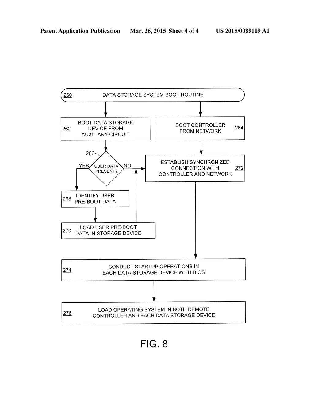 DATA STORAGE SYSTEM WITH PRE-BOOT INTERFACE - diagram, schematic, and image 05