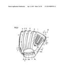 BASEBALL OR SOFTBALL GLOVE diagram and image