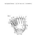 BASEBALL OR SOFTBALL GLOVE diagram and image