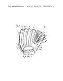 BASEBALL OR SOFTBALL GLOVE diagram and image