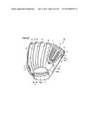 BASEBALL OR SOFTBALL GLOVE diagram and image