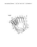 BASEBALL OR SOFTBALL GLOVE diagram and image