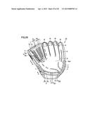 BASEBALL OR SOFTBALL GLOVE diagram and image