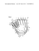 BASEBALL OR SOFTBALL GLOVE diagram and image