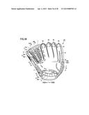 BASEBALL OR SOFTBALL GLOVE diagram and image