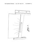 AIRPLANE SHADE HANDLE AND SLIDING MECHANISM diagram and image