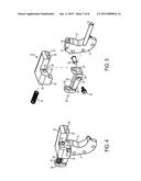 Cutting Tool with Quick-Release Actuated Blade Guide diagram and image