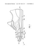 UPPERS AND SOLE STRUCTURES FOR ARTICLES OF FOOTWEAR diagram and image