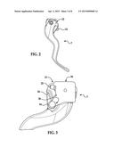 RAKE-LEVER DAMPENER OF STEERING COLUMN diagram and image