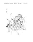 CONTINUOUS BALE FORMING APPARATUS WITH A PIVOTAL BALE SUPPORTING     CONSTRUCTION diagram and image