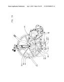 CONTINUOUS BALE FORMING APPARATUS WITH A PIVOTAL BALE SUPPORTING     CONSTRUCTION diagram and image