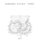 ROLLER CUTTER DRILL BIT WITH MIXED BEARING TYPES diagram and image