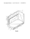 Container Having Padded Dunnage Supports and L-Shaped Tracks diagram and image