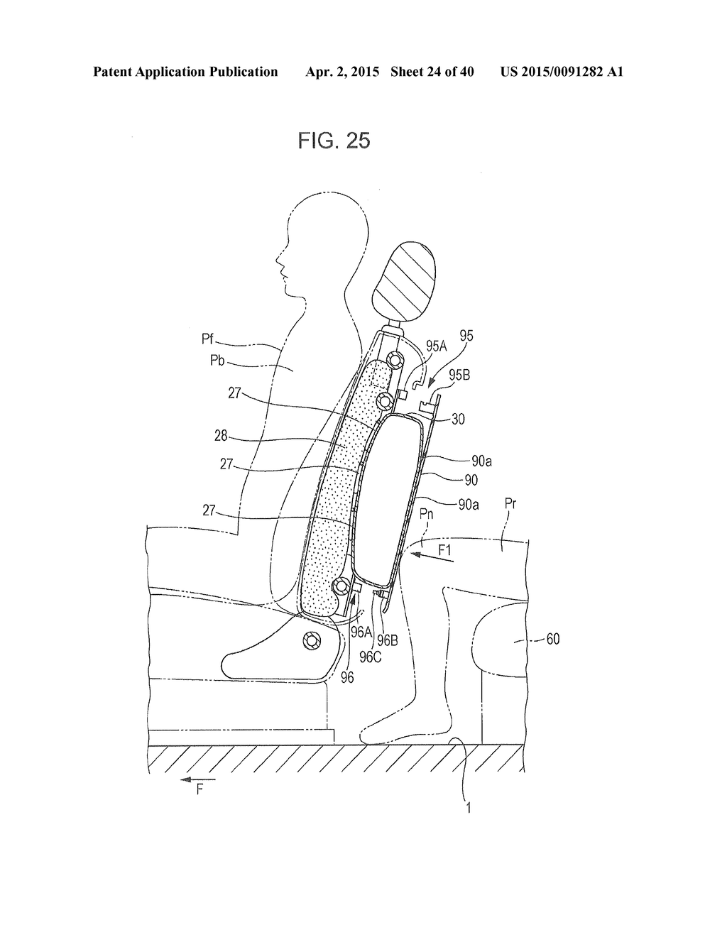 VEHICLE SEAT AIRBAG SYSTEM AND VEHICLE SEAT - diagram, schematic, and image 25