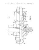 RETENTION AND ANTI-ROATATION FOR BULKHEAD FITTINGS diagram and image