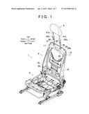 HEADREST SUPPORT STRUCTURE OF CONVEYANCE SEAT diagram and image