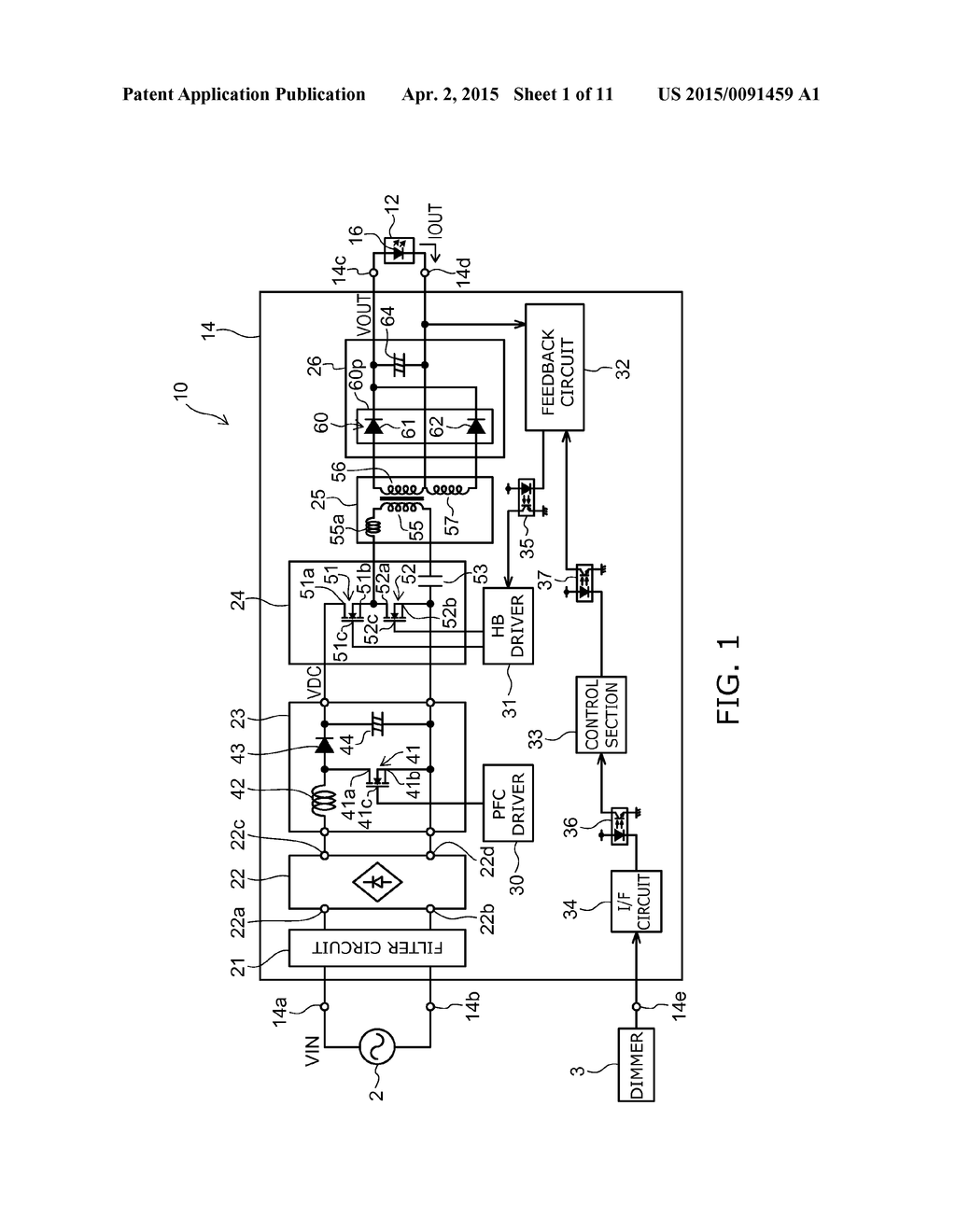 Power Supply Circuit and Luminaire - diagram, schematic, and image 02