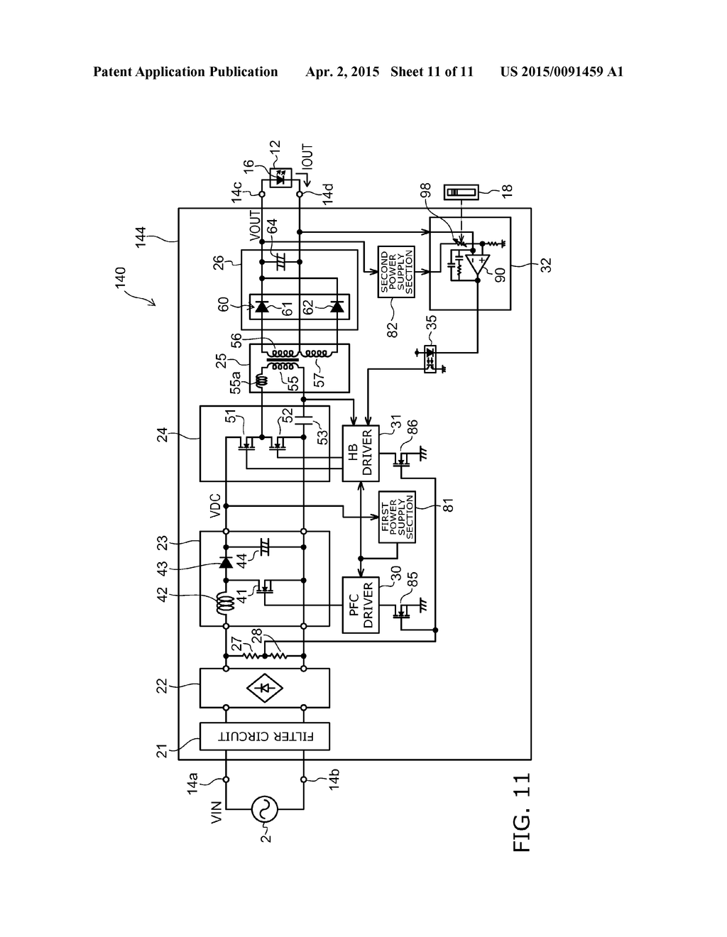 Power Supply Circuit and Luminaire - diagram, schematic, and image 12