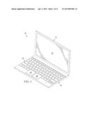 MULTI-FUNCTION KEY IN A KEYBOARD FOR AN ELECTRONIC DEVICE diagram and image