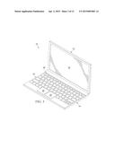 MULTI-FUNCTION KEY IN A KEYBOARD FOR AN ELECTRONIC DEVICE diagram and image