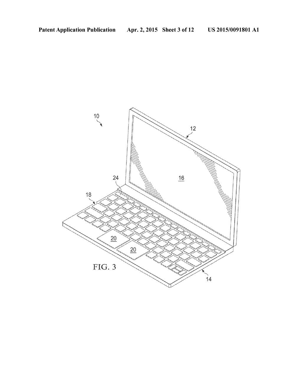 MULTI-FUNCTION KEY IN A KEYBOARD FOR AN ELECTRONIC DEVICE - diagram, schematic, and image 04