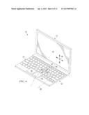 MULTI-FUNCTION KEY IN A KEYBOARD FOR AN ELECTRONIC DEVICE diagram and image